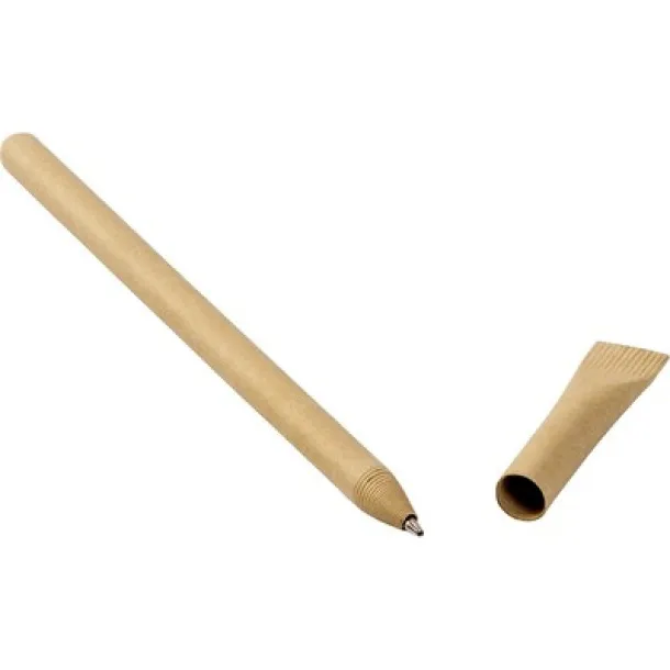  Recycled cardboard ball pen brown