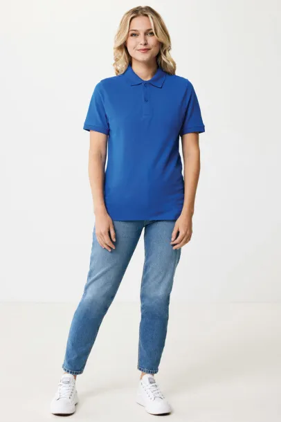  Iqoniq Yosemite unisex polo kratka majica od recikliranog pique pamuka, 220 g/m² - iqoniq Kraljevski plava