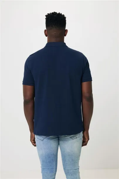  Iqoniq Yosemite unisex polo kratka majica od recikliranog pique pamuka, 220 g/m² - iqoniq navy