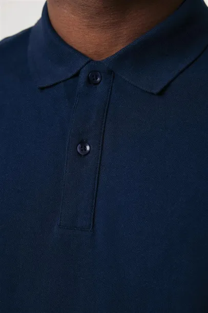  Iqoniq Yosemite unisex polo kratka majica od recikliranog pique pamuka, 220 g/m² - iqoniq navy