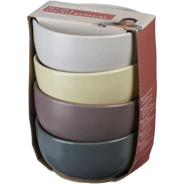 York 4-piece multicolour ramekins - Jamie Oliver White