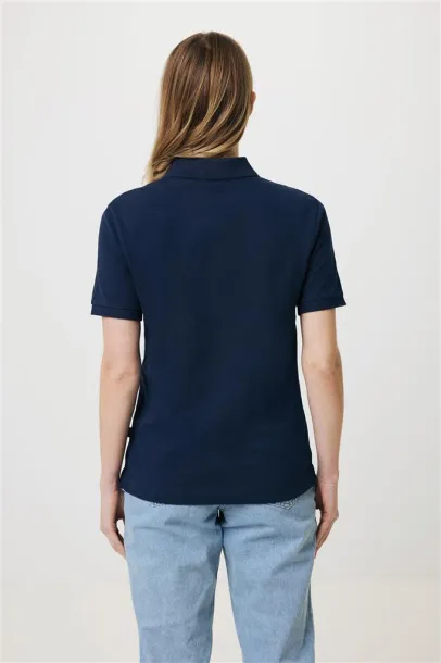  Iqoniq Yosemite unisex polo kratka majica od recikliranog pique pamuka, 220 g/m² - iqoniq navy