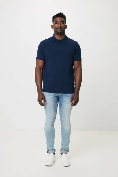  Iqoniq Yosemite unisex polo kratka majica od recikliranog pique pamuka, 220 g/m² - iqoniq navy