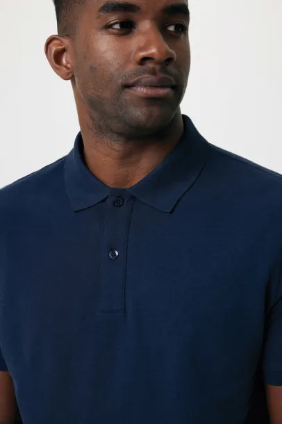  Iqoniq Yosemite unisex polo kratka majica od recikliranog pique pamuka, 220 g/m² - iqoniq navy