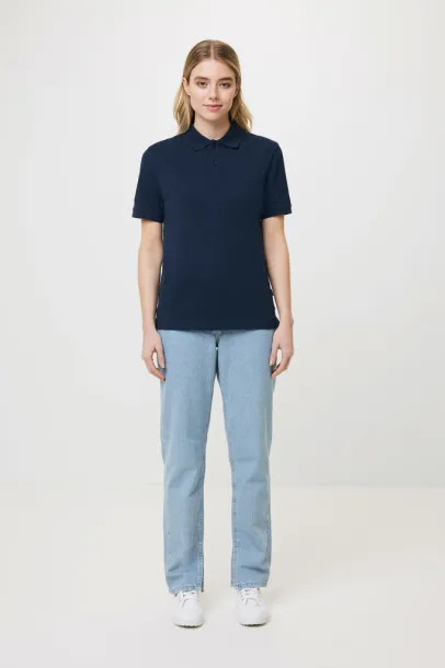  Iqoniq Yosemite unisex polo kratka majica od recikliranog pique pamuka, 220 g/m² - iqoniq navy
