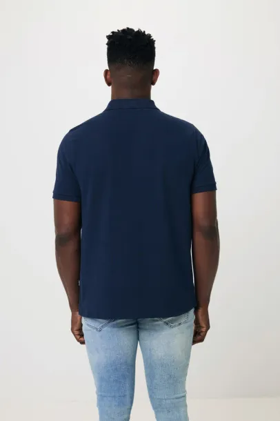  Iqoniq Yosemite unisex polo kratka majica od recikliranog pique pamuka, 220 g/m² - iqoniq navy
