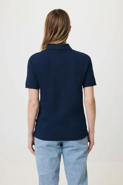  Iqoniq Yosemite unisex polo kratka majica od recikliranog pique pamuka, 220 g/m² - iqoniq navy