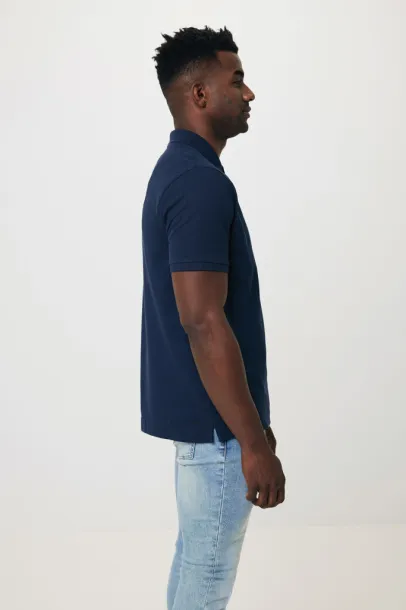  Iqoniq Yosemite unisex polo kratka majica od recikliranog pique pamuka, 220 g/m² - iqoniq navy