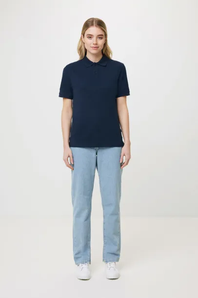 Iqoniq Yosemite unisex polo kratka majica od recikliranog pique pamuka, 220 g/m² - iqoniq navy