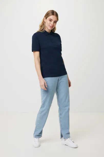  Iqoniq Yosemite unisex polo kratka majica od recikliranog pique pamuka, 220 g/m² - iqoniq navy