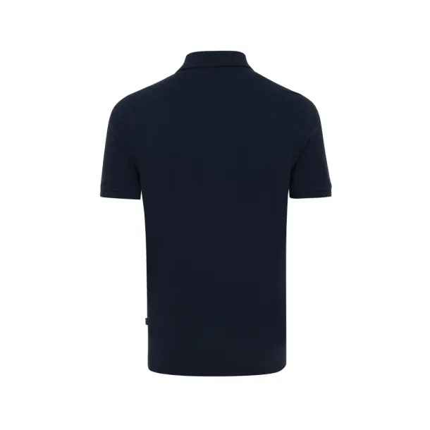  Iqoniq Yosemite unisex polo kratka majica od recikliranog pique pamuka - iqoniq navy