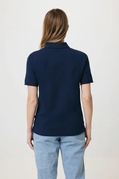  Iqoniq Yosemite unisex polo kratka majica od recikliranog pique pamuka, 220 g/m² - iqoniq navy