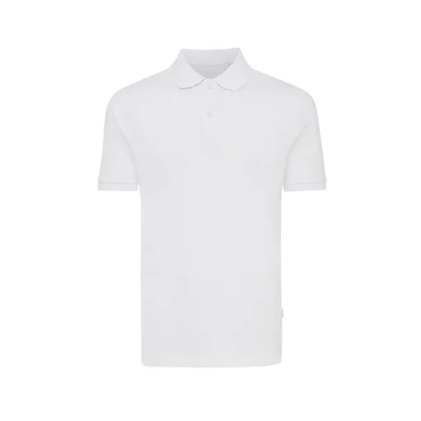  Iqoniq Yosemite unisex polo kratka majica od recikliranog pique pamuka, 220 g/m² - iqoniq recycled white