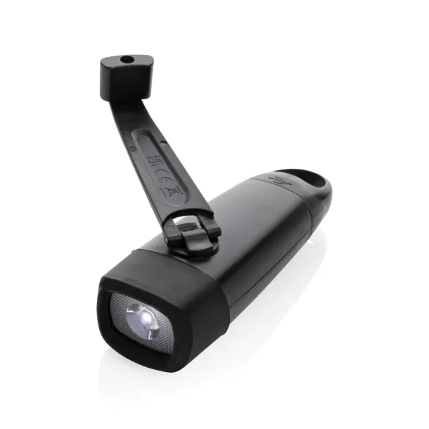  Lightwave RCS rplastic USB-rechargeable torch with crank - XD Collection Black 