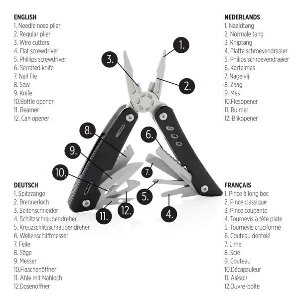  Solid multitool - XD Collection Black 