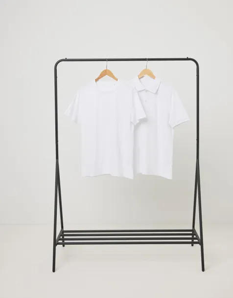  Iqoniq Yosemite unisex polo kratka majica od recikliranog pique pamuka, 220 g/m² - iqoniq recycled white