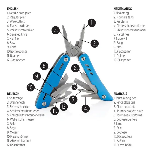  Solid multitool - XD Collection Blue