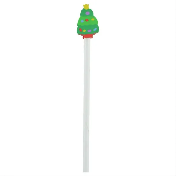  Pencil with eraser, Christmas pattern 45533C