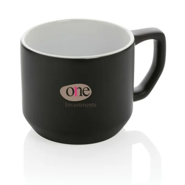  Ceramic modern mug Crna