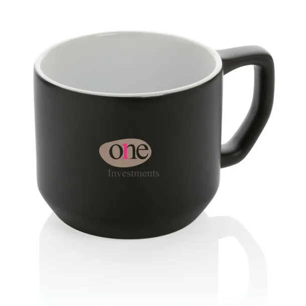 Ceramic modern mug Crna