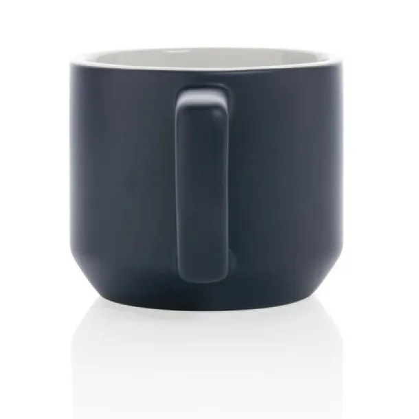  Ceramic modern mug navy blue