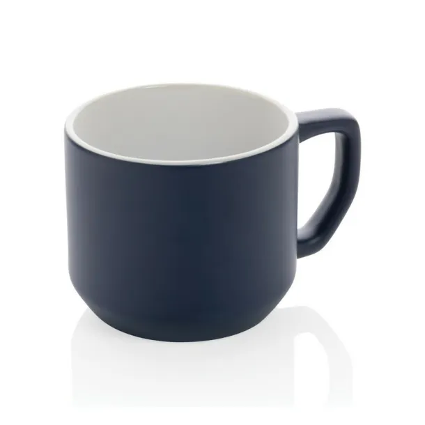  Ceramic modern mug navy blue