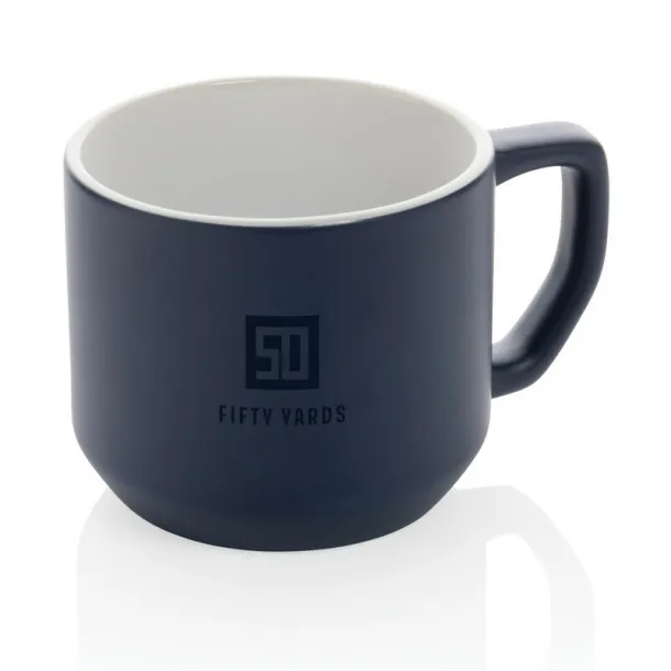  Ceramic modern mug navy blue