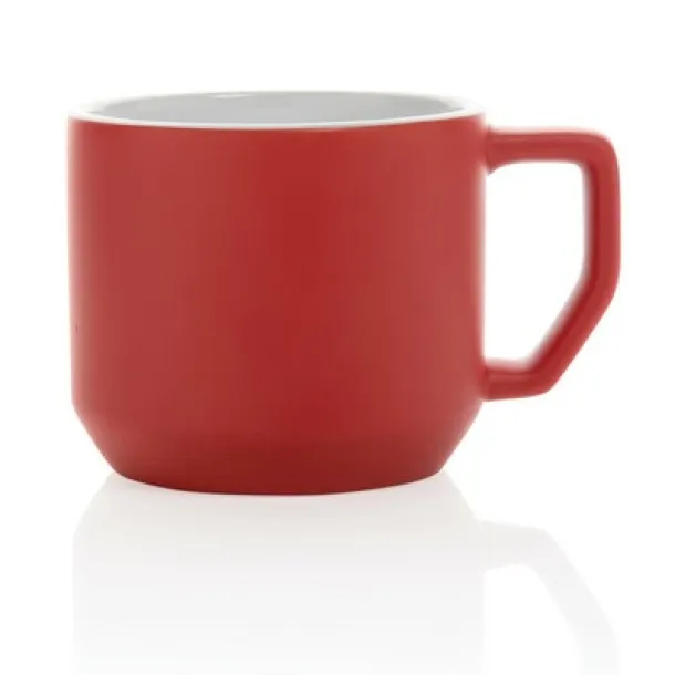  Ceramic modern mug Crvena