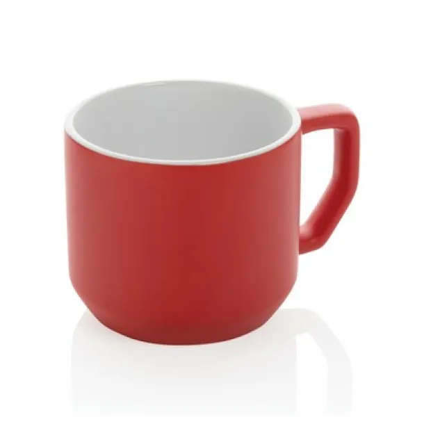  Ceramic modern mug red