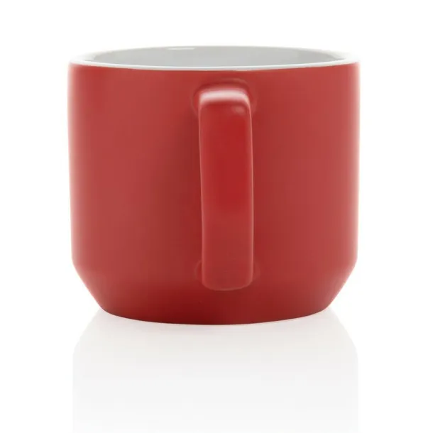  Ceramic modern mug Crvena