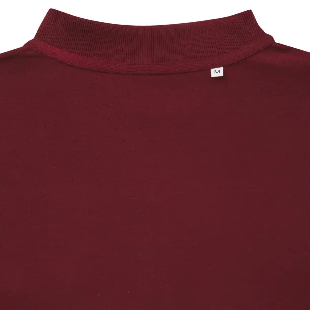  Iqoniq Yosemite unisex polo kratka majica od recikliranog pique pamuka, 220 g/m² - iqoniq burgundy