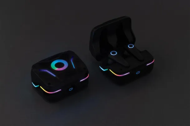  RGB gaming earbuds with ENC - Gaming Hero Black 