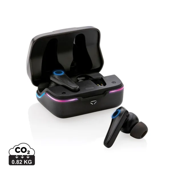  RGB gaming earbuds with ENC - Gaming Hero Black 