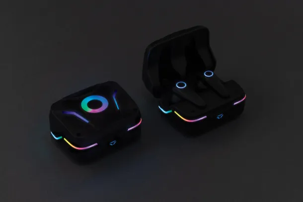  RGB gaming earbuds with ENC - Gaming Hero Black 