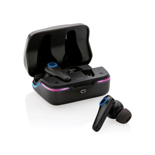  RGB gaming earbuds with ENC - Gaming Hero Black 