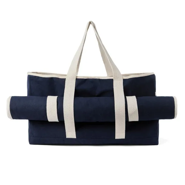  VINGA Volonne AWARE™ recycled canvas beach bag - Vinga blue 11-0606 TPG