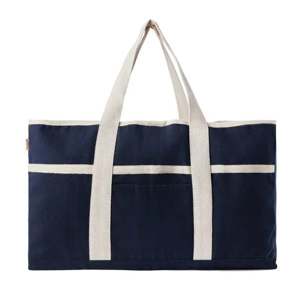  VINGA Volonne AWARE™ recycled canvas beach bag - Vinga blue 11-0606 TPG