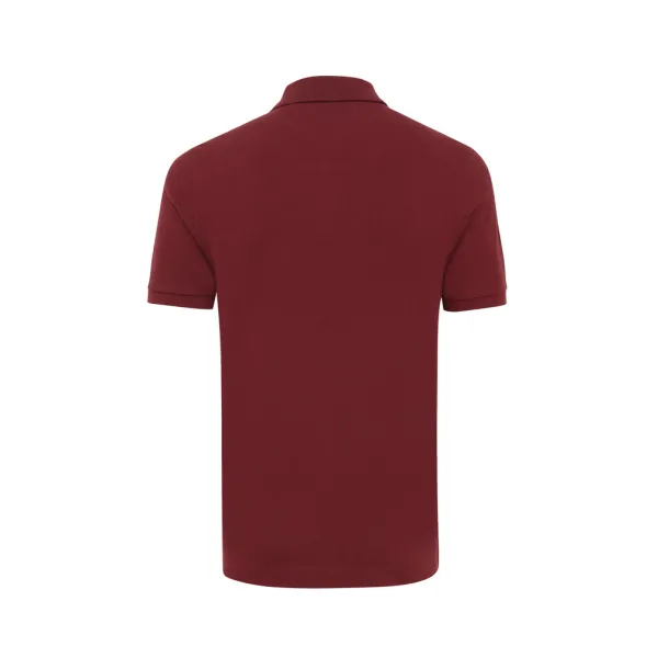  Iqoniq Yosemite unisex polo kratka majica od recikliranog pique pamuka, 220 g/m² - iqoniq burgundy
