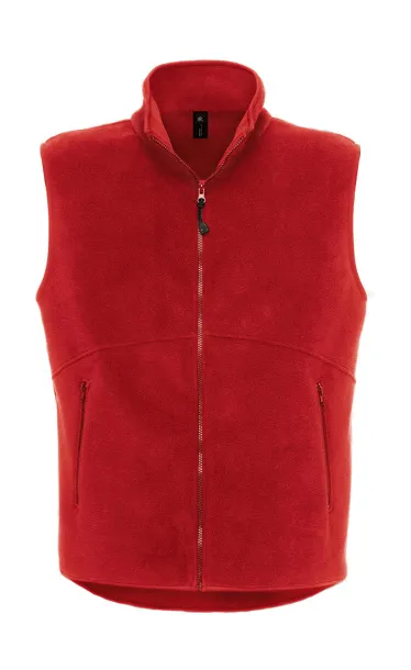  Traveller+ Bodywarmer Fleece - B&C Outerwear Crvena