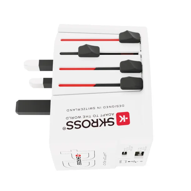 SKROSS putni adapter MUV 65W s USB C kabelom - Skross Bijela 