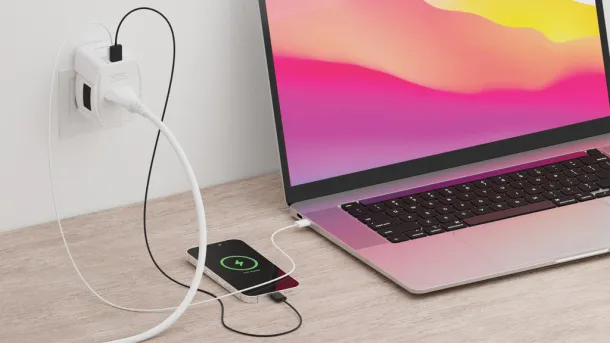 SKROSS putni adapter MUV 65W s USB C kabelom - Skross Bijela 
