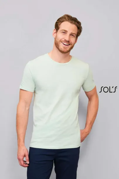  SOL'S MARTIN MEN - ROUND-NECK FITTED JERSEY T-SHIRT - SOL'S Tamno Kahki