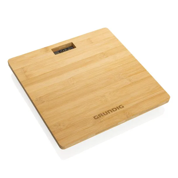  Grundig Bamboo Digital Body Scale - Grundig Brown 