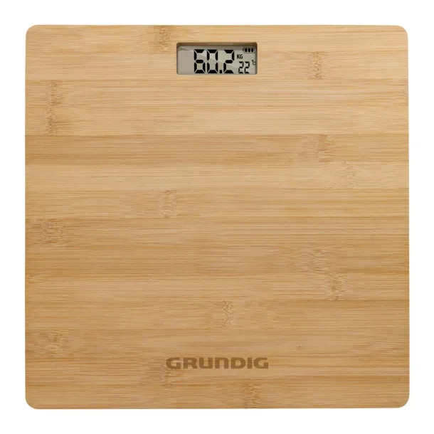  Grundig Bamboo Digital Body Scale - Grundig Brown 