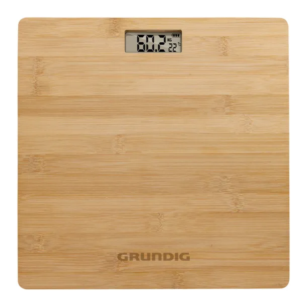  Grundig Bamboo Digital Body Scale - Grundig Brown 
