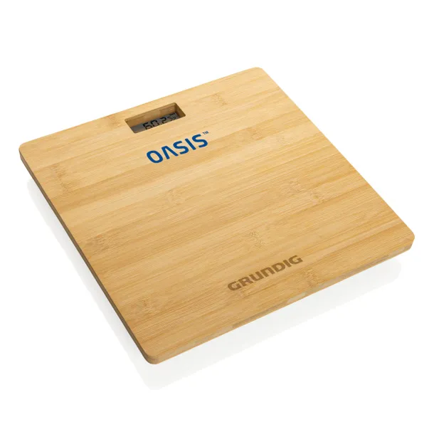  Grundig Bamboo Digital Body Scale - Grundig Brown 