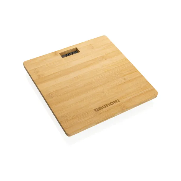  Grundig Bamboo Digital Body Scale - Grundig Brown 