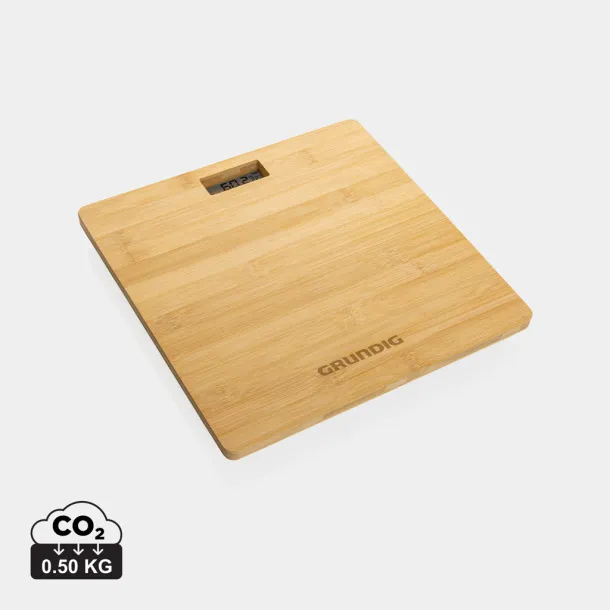  Grundig Bamboo Digital Body Scale - Grundig Brown 