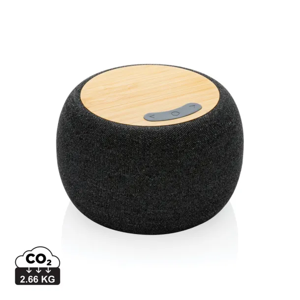  RCS Rplastic/PET FSC®bamboo 5W speaker - XD Collection Grey 