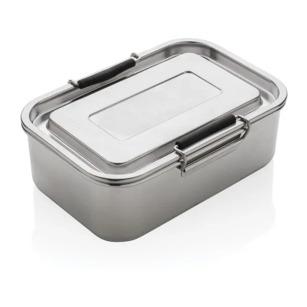  RCS Recycled stainless steel leakproof lunch box - XD Collection Silver 